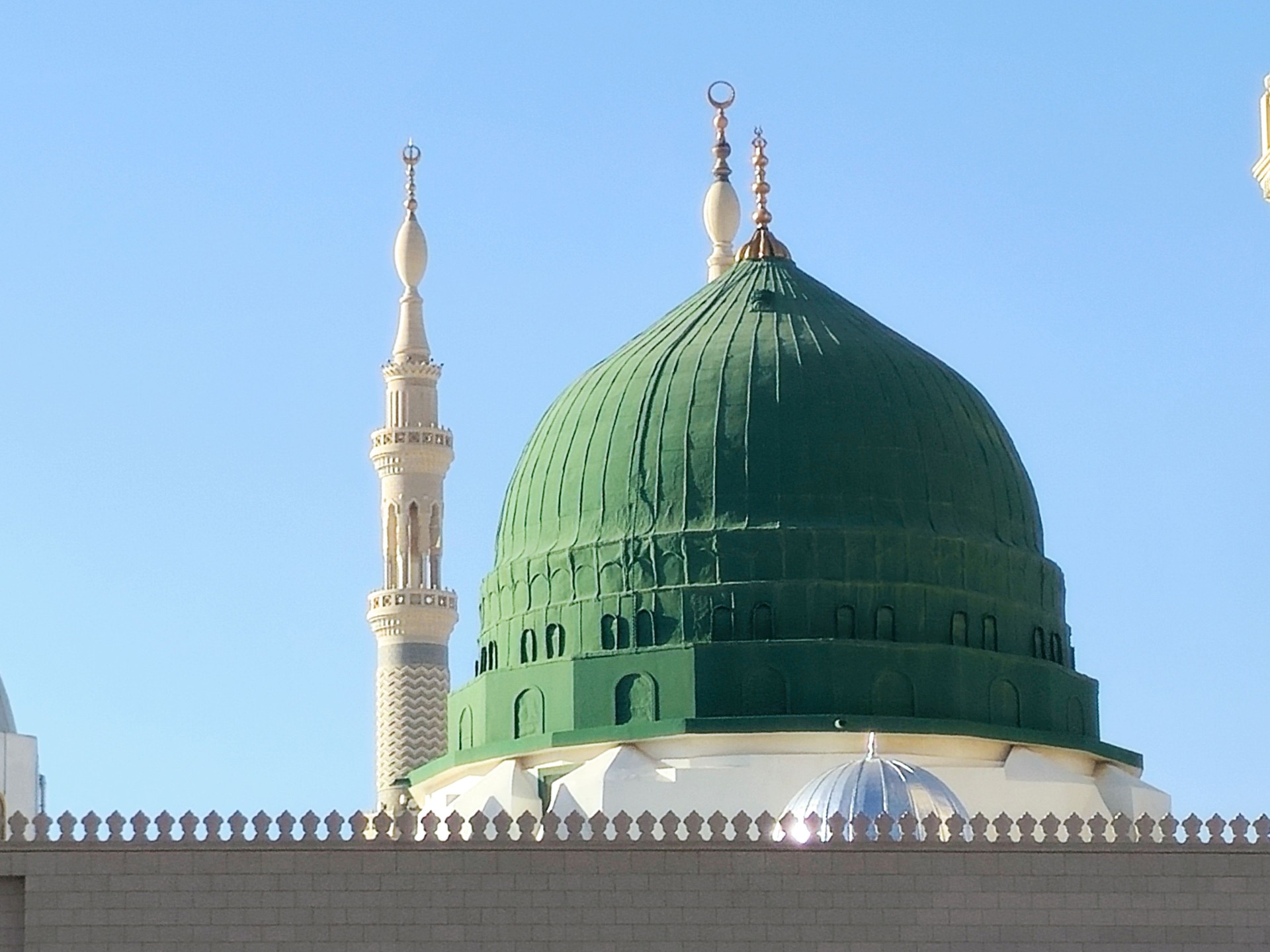 The Prophet's Mosque al-Masjid al-Nabawi, the second mosque built by the Islamic prophet Muhammad in Medina